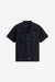 Alpha Industries Short Sleeve Washed Fatigue Shirt Jacket (Black)