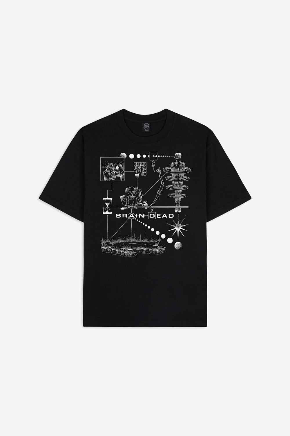 Brain Dead Mind Puzzle T-Shirt (Black)