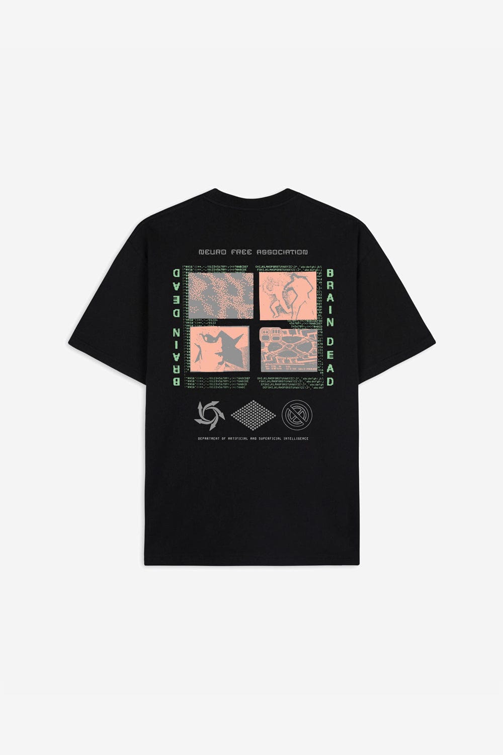 Brain Dead Neuro Free Association T-Shirt (Washed Black)