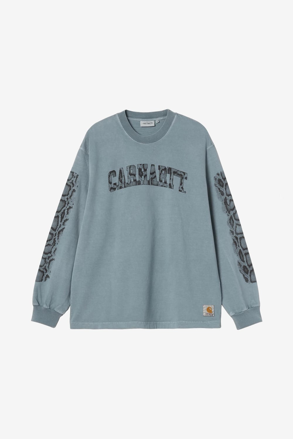 Carhartt WIP Camo Snake L/S T-Shirt (Velvet Blue)