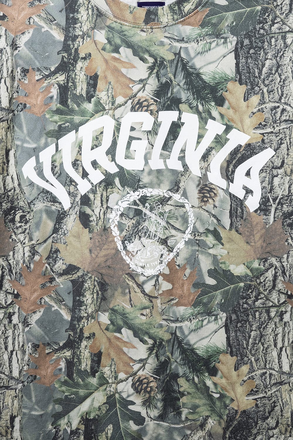 Commonwealth Wavy VA Tee (Tree Camo)