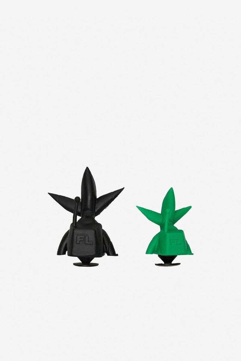 Crocs Futura 3D Pointman Jibbitz (Black/Green)