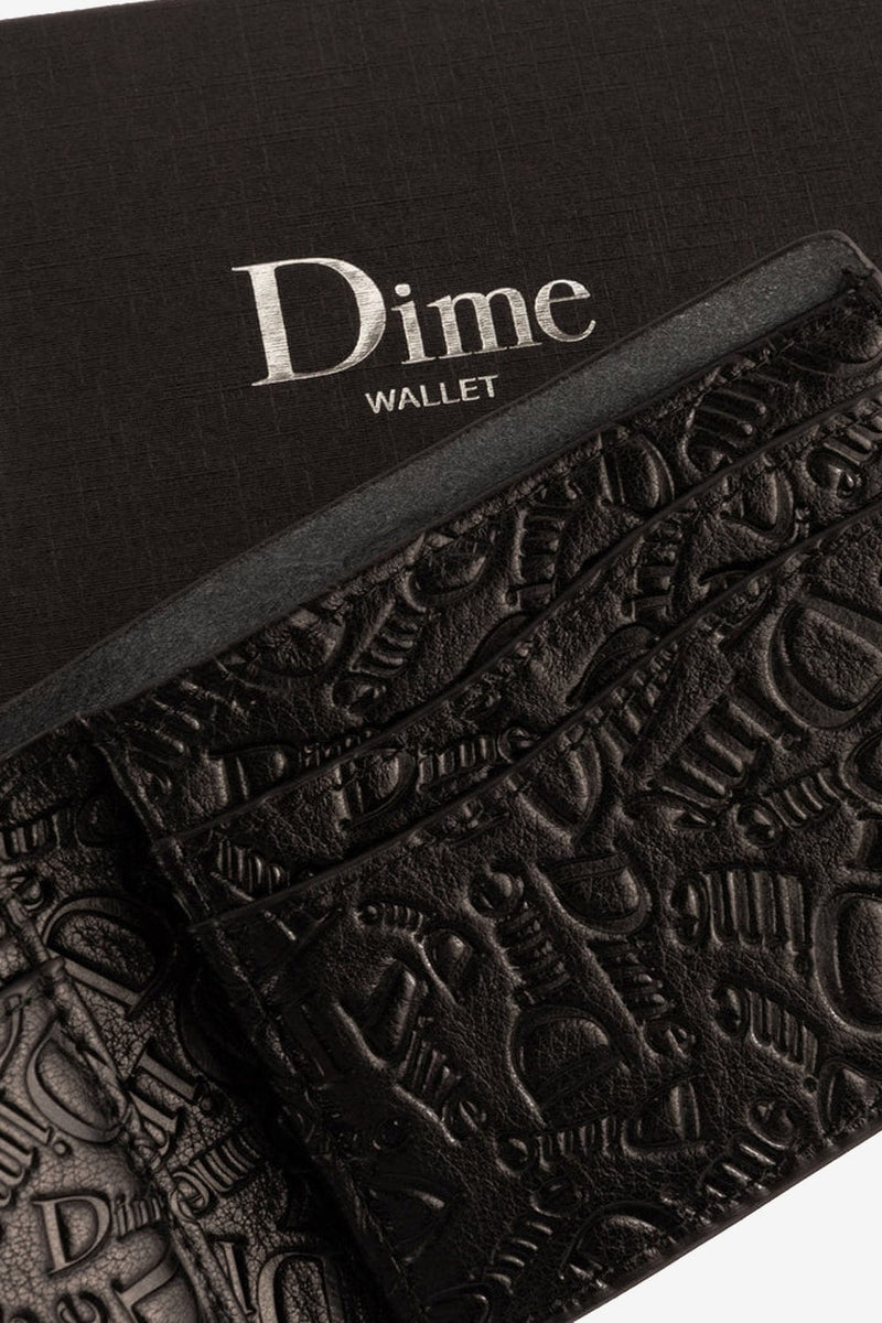 Dime Haha Leather Wallet (Black)