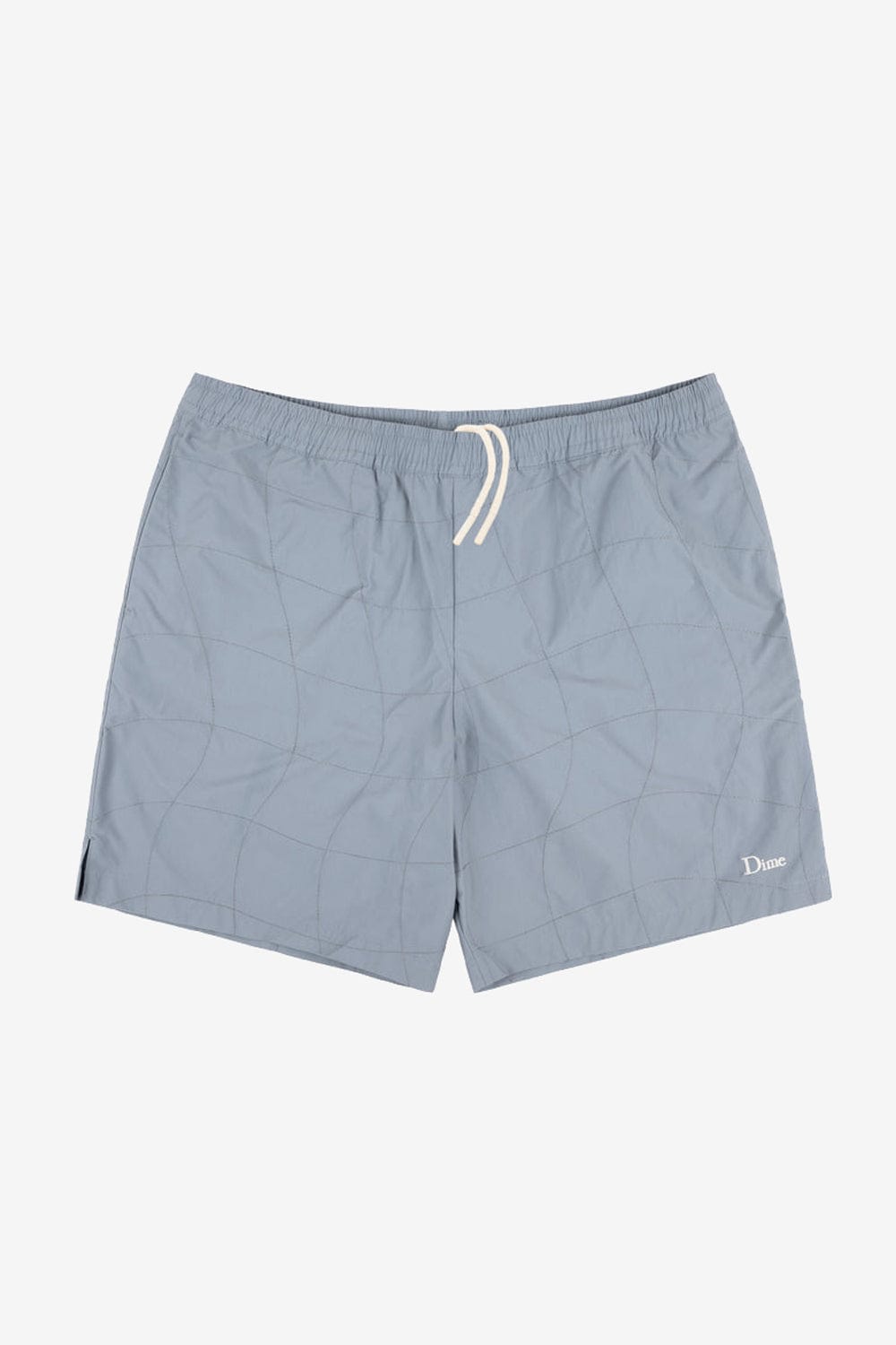 Dime Wave Quilted Shorts (Cloud Blue)