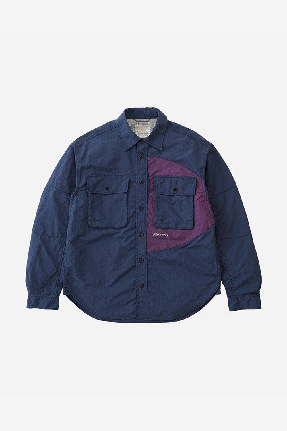 Gramicci Nylon Brentwood Shirt (Deep Navy)