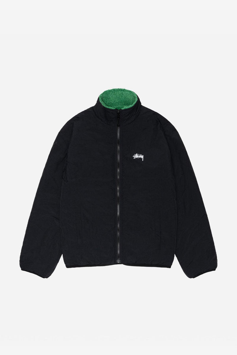 Stussy Sherpa Reversible Jacket (Green)