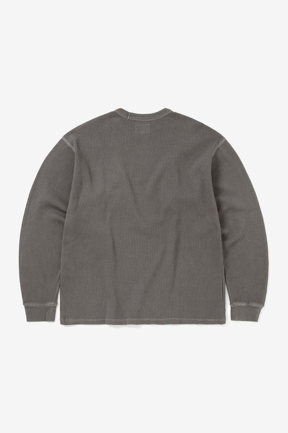 Thisisneverthat Waffle Longsleeve Tee (Dark Mocha)