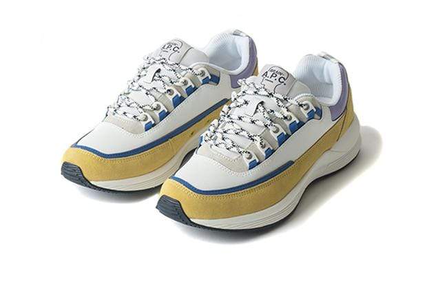 A.P.C. Jay Brain Dead Sneakers (Yellow)