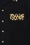 Carhartt WIP Wacko Maria 50's Shirt (Black/Leopard Print)