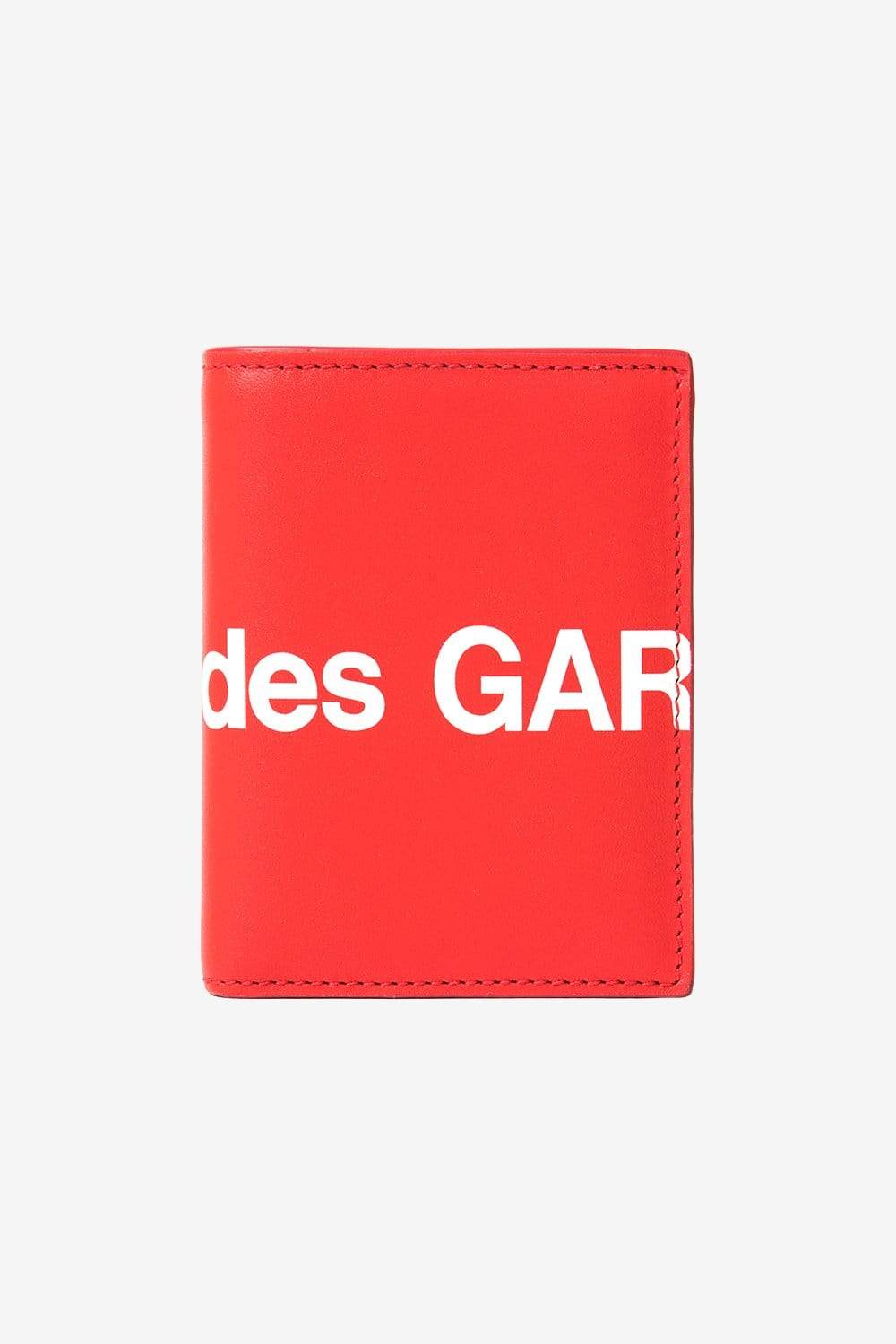 COMME des GARCONS Wallet Huge Logo Fold Wallet (Red)