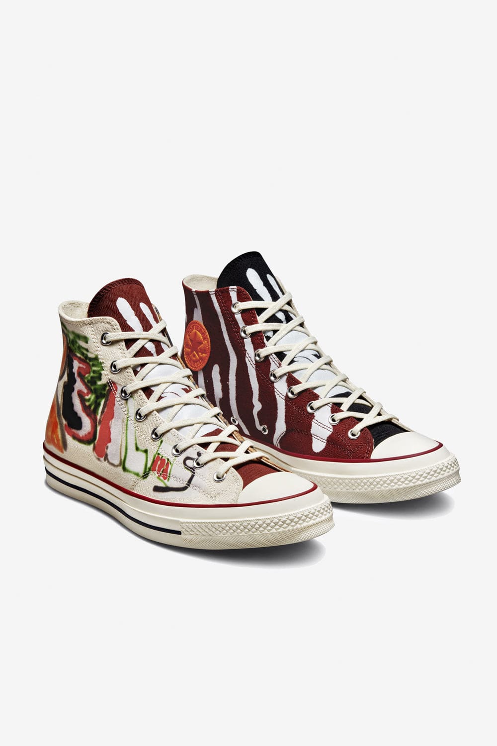 Converse Chuck 70 Hi Come Tees (White/Multi/Egret)