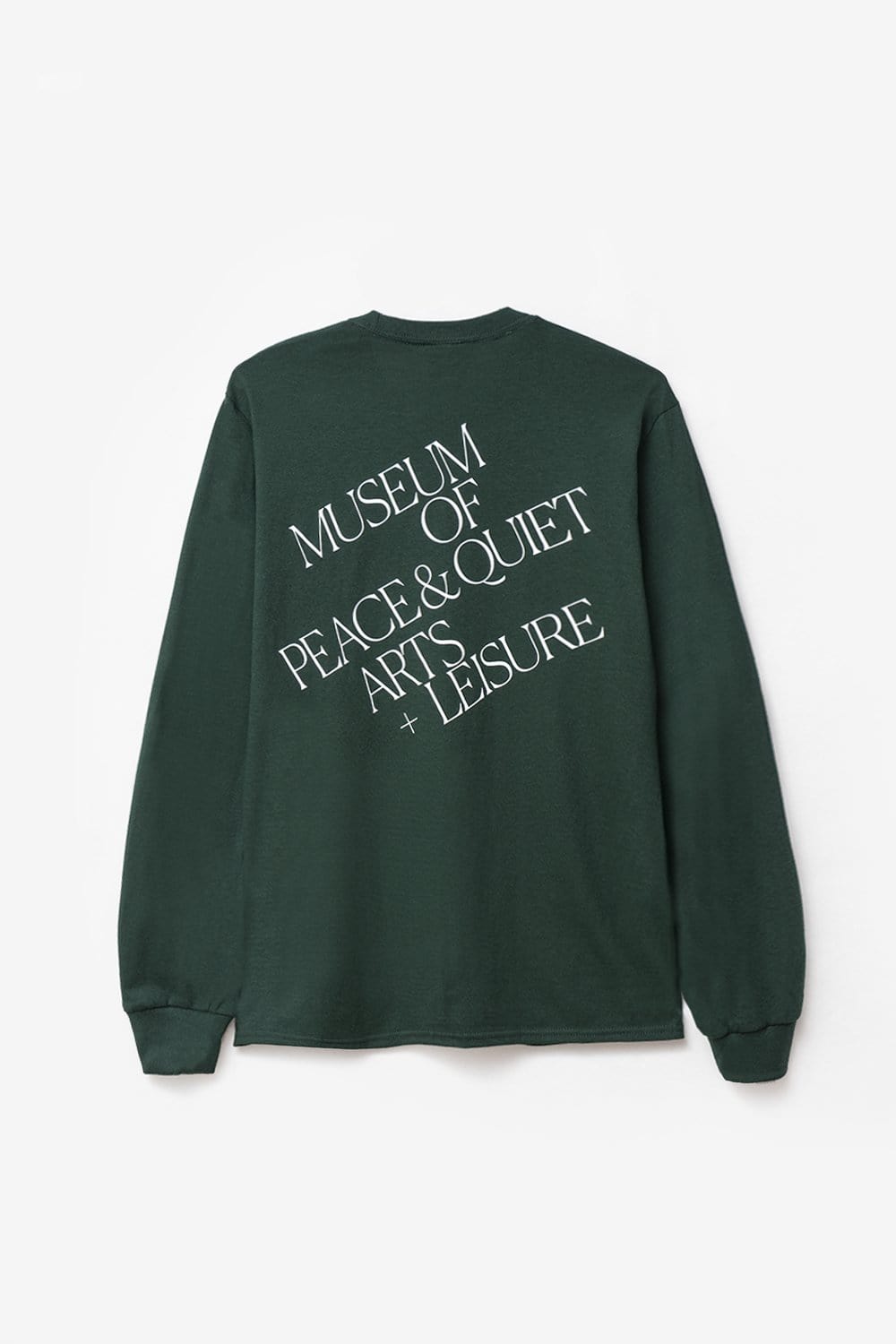 Museum of Peace & Quiet Arts + Leisure Longsleeve Tee (Forest)