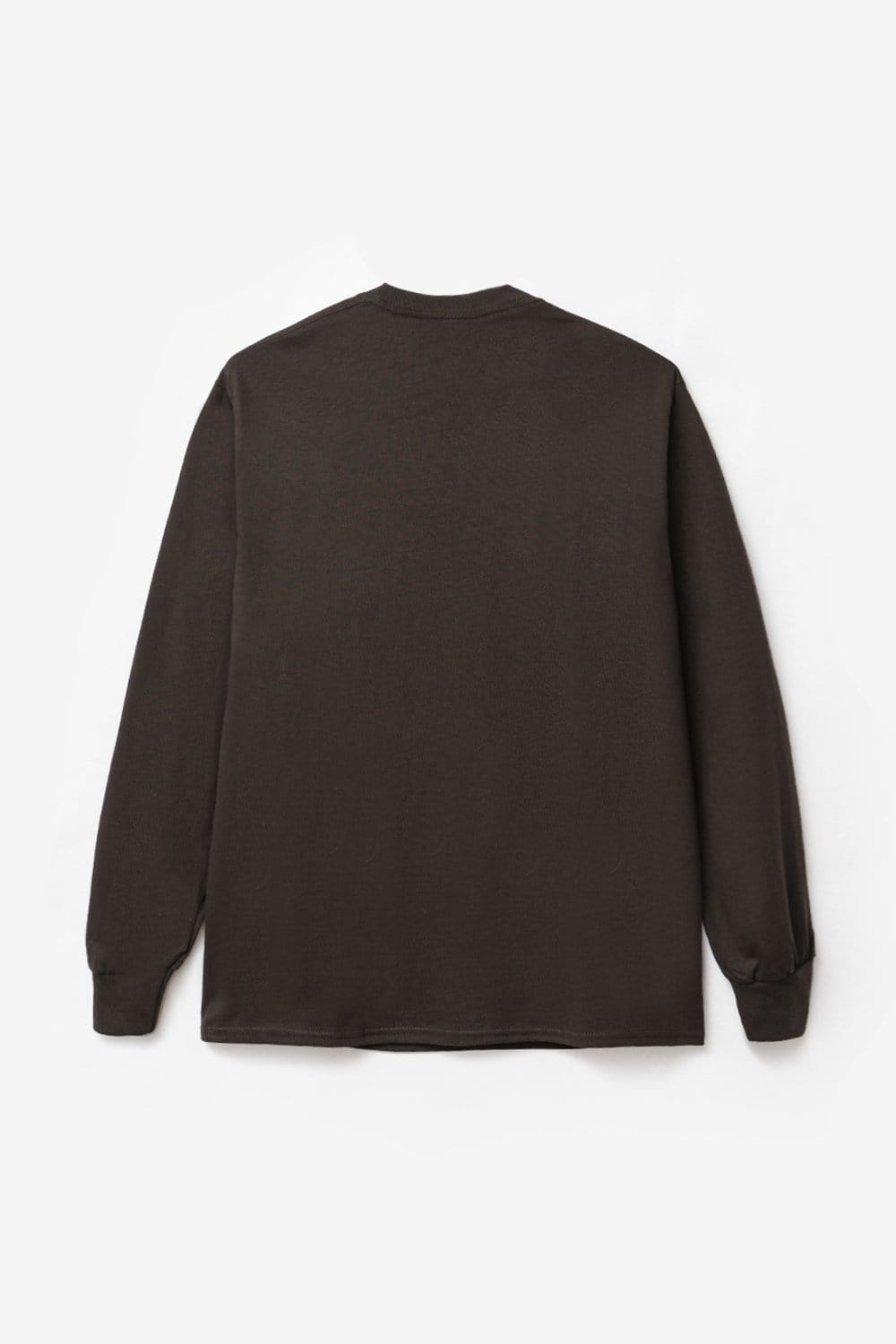 Museum of Peace & Quiet Wordmark Longsleeve Tee (Brown)