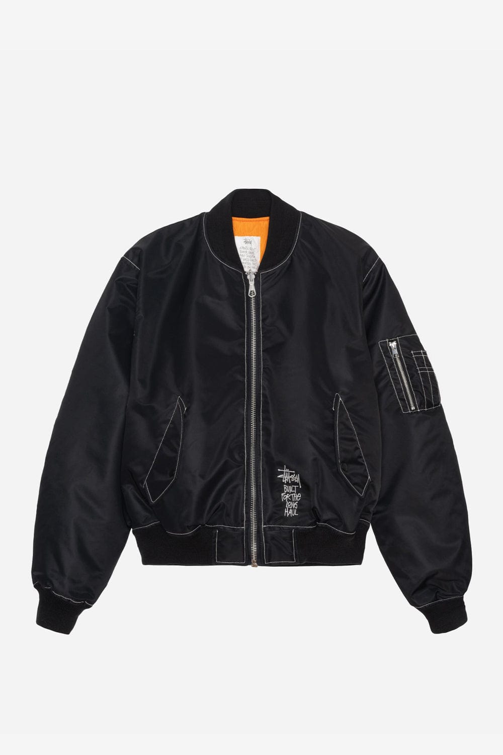 Stussy Built Reversible Bomber Jacket (Black) - Commonwealth