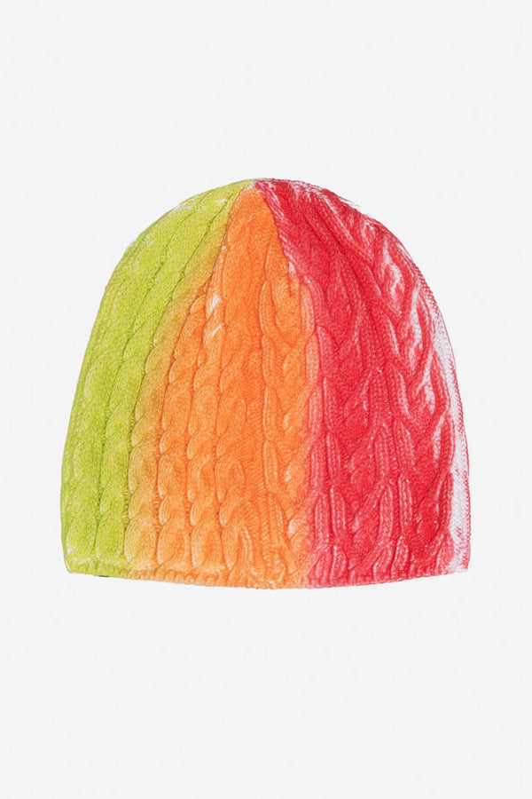 Stussy Skullcap Spray Knit (Orange Multi) - Commonwealth
