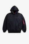 Alpha Industries Pull-Over Hooded MA-1 (Black)