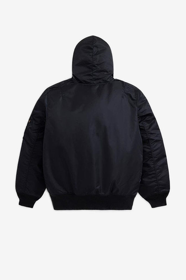 Alpha Industries Pull-Over Hooded MA-1 (Black) - Commonwealth