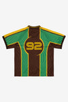 Andrew Campeones Futbol Jersey (Green/Brown)