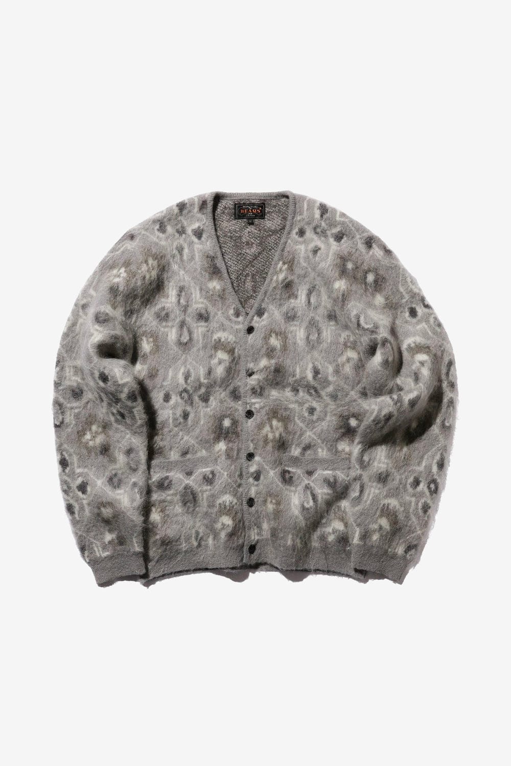 Beams Plus Botanical Cardigan (Grey 15)