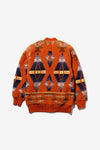 Beams Plus Cardigan Boa Jacquard (Orange 45)