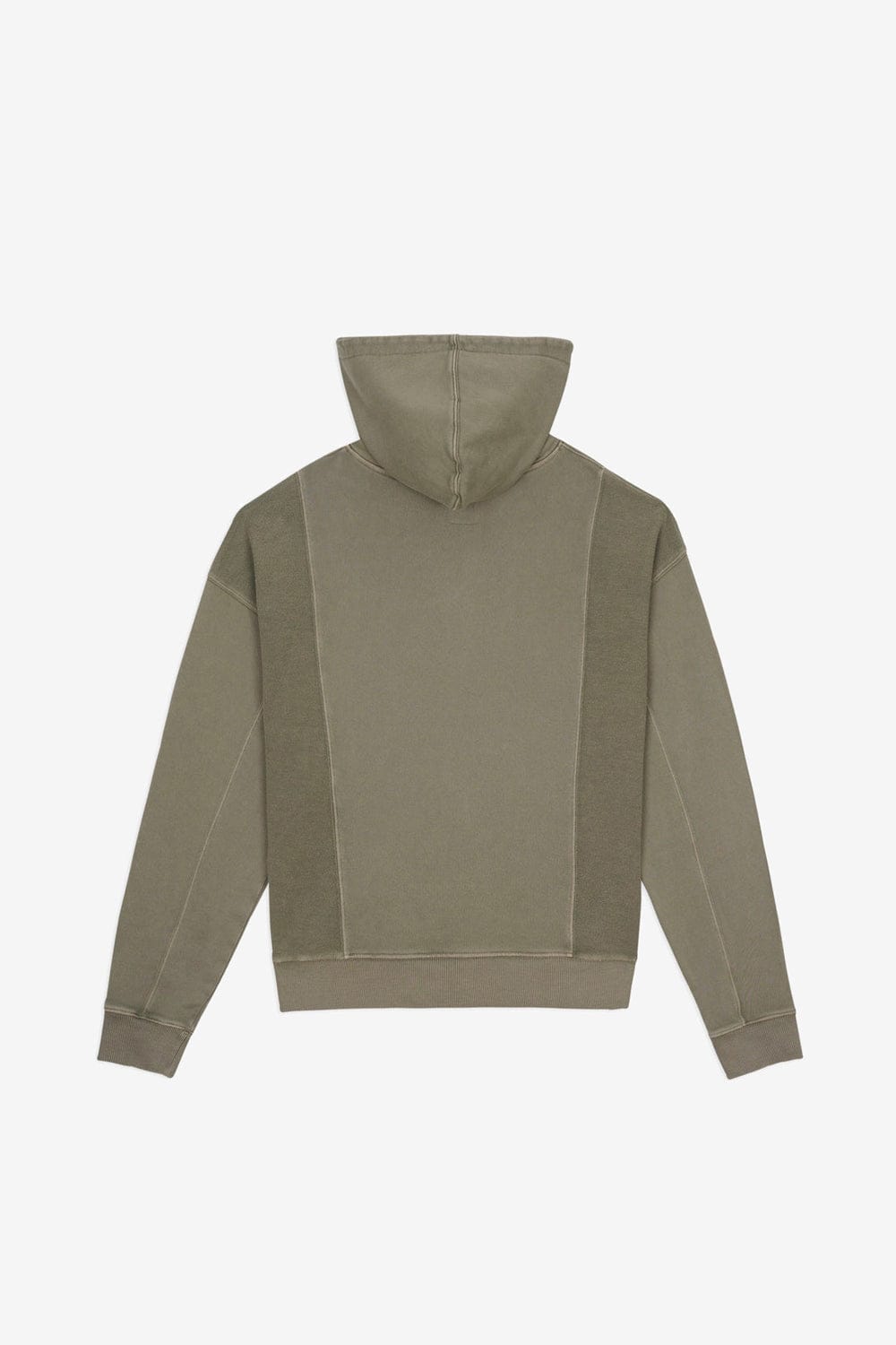 Brain Dead Mendoza Cropped Hoodie (Cement)