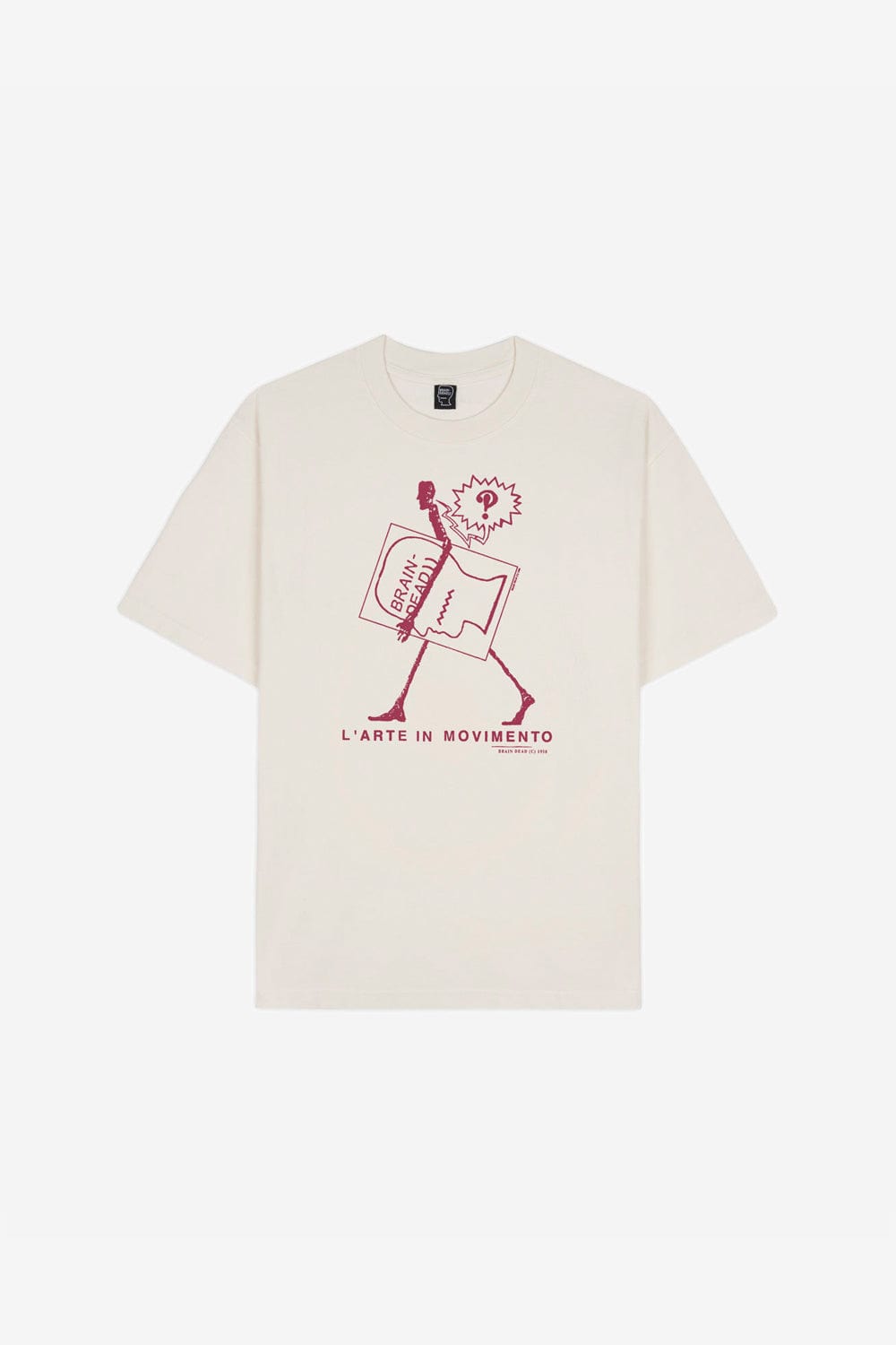 Brain Dead Movimento T-Shirt (Cream)