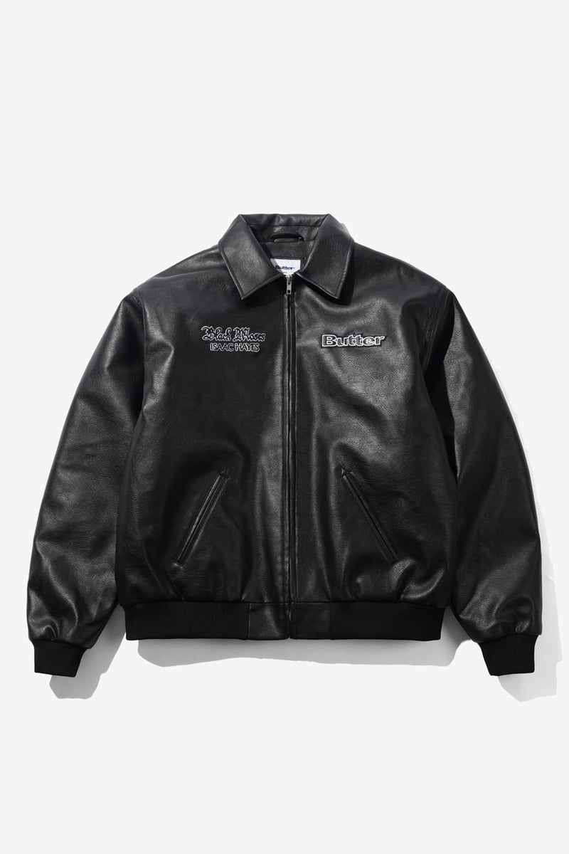 Butter Goods Isaac Hayes Bomber Jacket (Black)