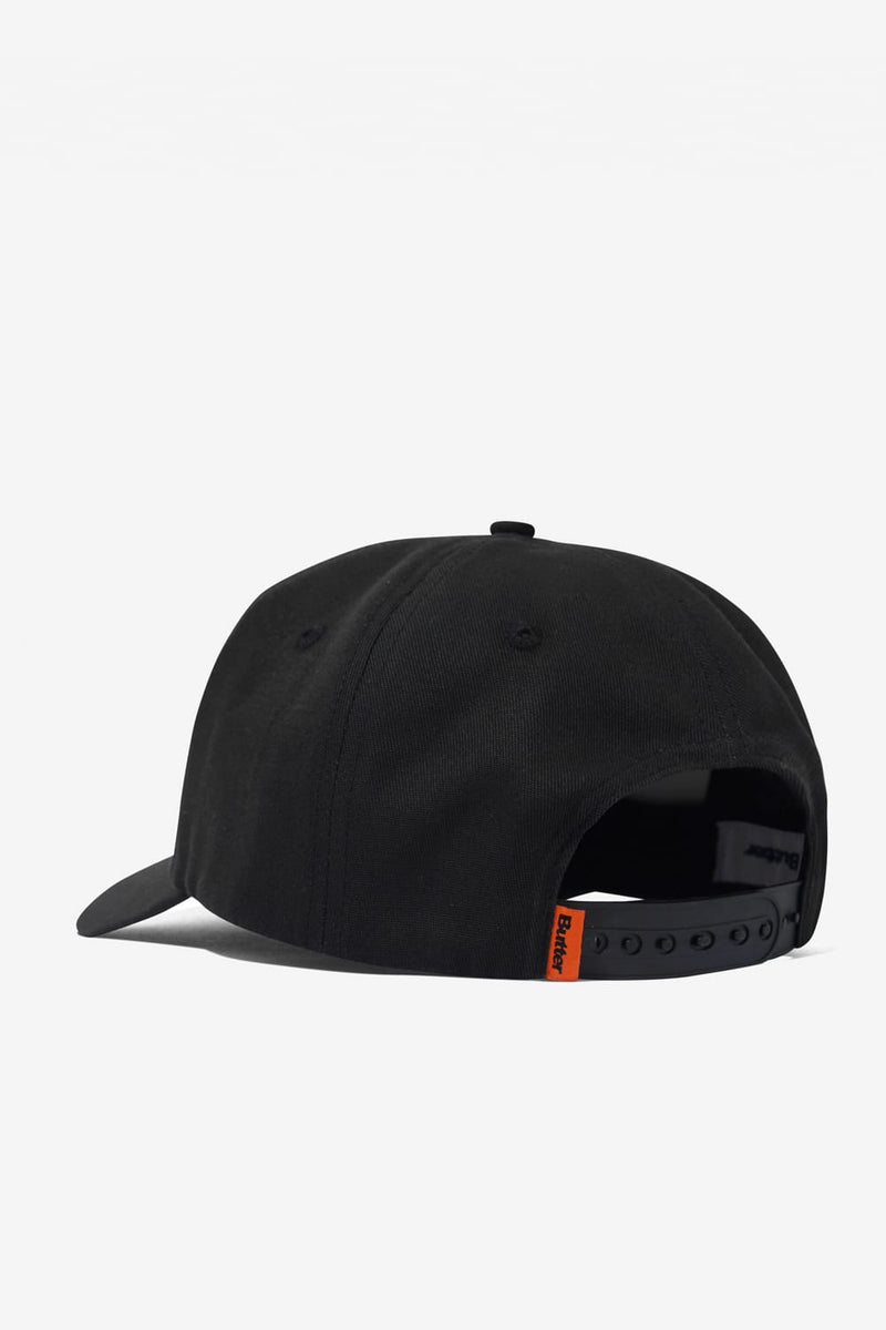 Butter Goods Trumpet 5 Panel Cap (Black)