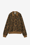 Carhartt WIP Arlo L/S Polo (Camo Leo Jacquard / Tamarind/Black)