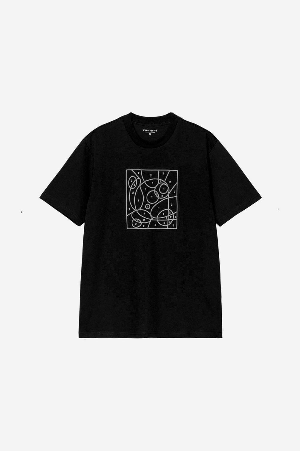 Carhartt WIP By The Numbers T-Shirt (Black/White)