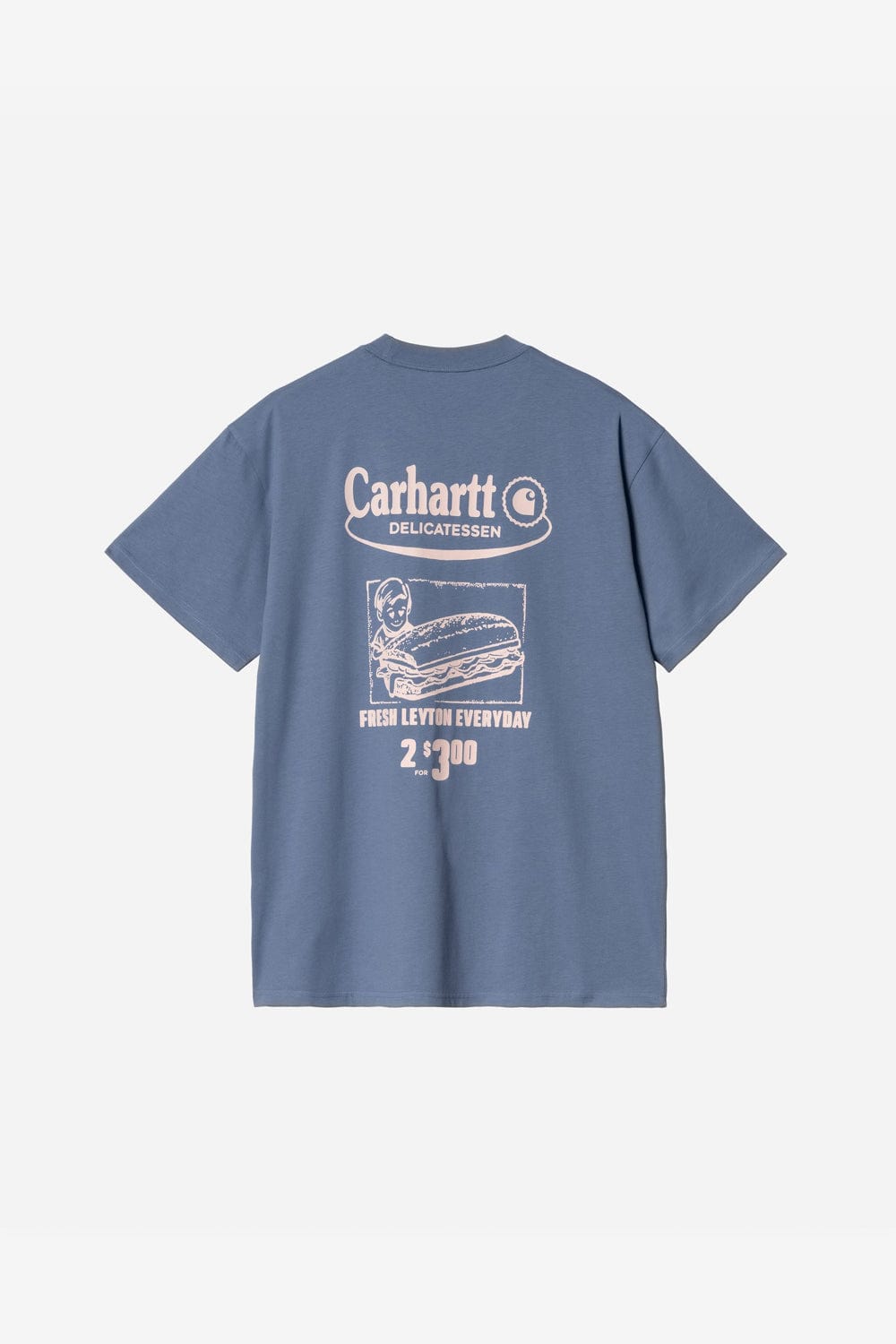 Carhartt WIP Catalogue T-Shirt (Blue Iris/Air Pink)