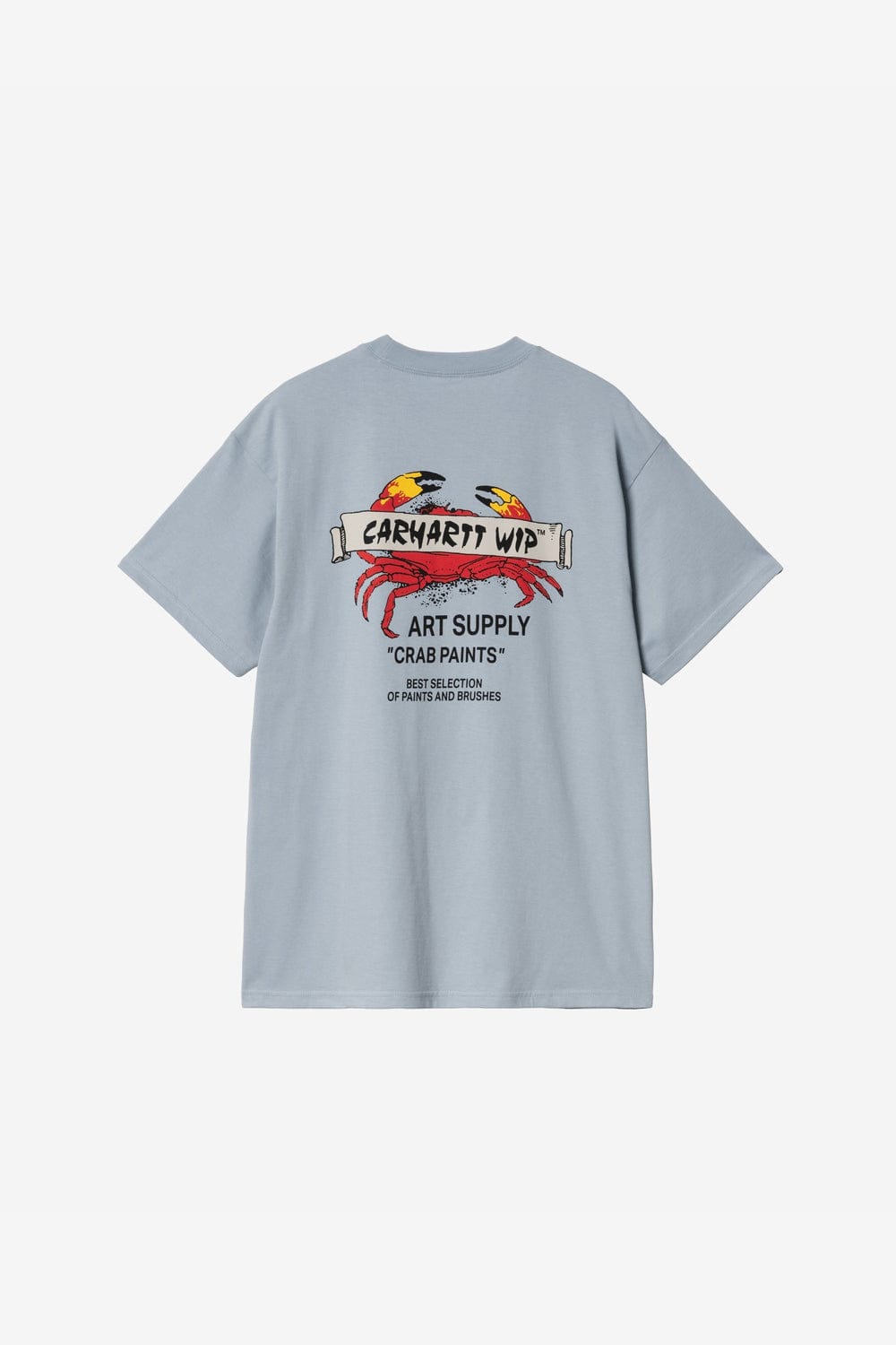 Carhartt WIP Crab Paint T-Shirt (Frosted Blue)