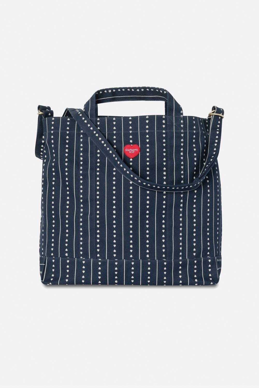 Carhartt WIP Drewe Tote Big (Heart C Pinstripe Ink/Natural)