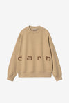 Carhartt WIP Felt Script Sweater (Peanut/Tobacco)