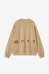 Carhartt WIP Felt Script Sweater (Peanut/Tobacco)