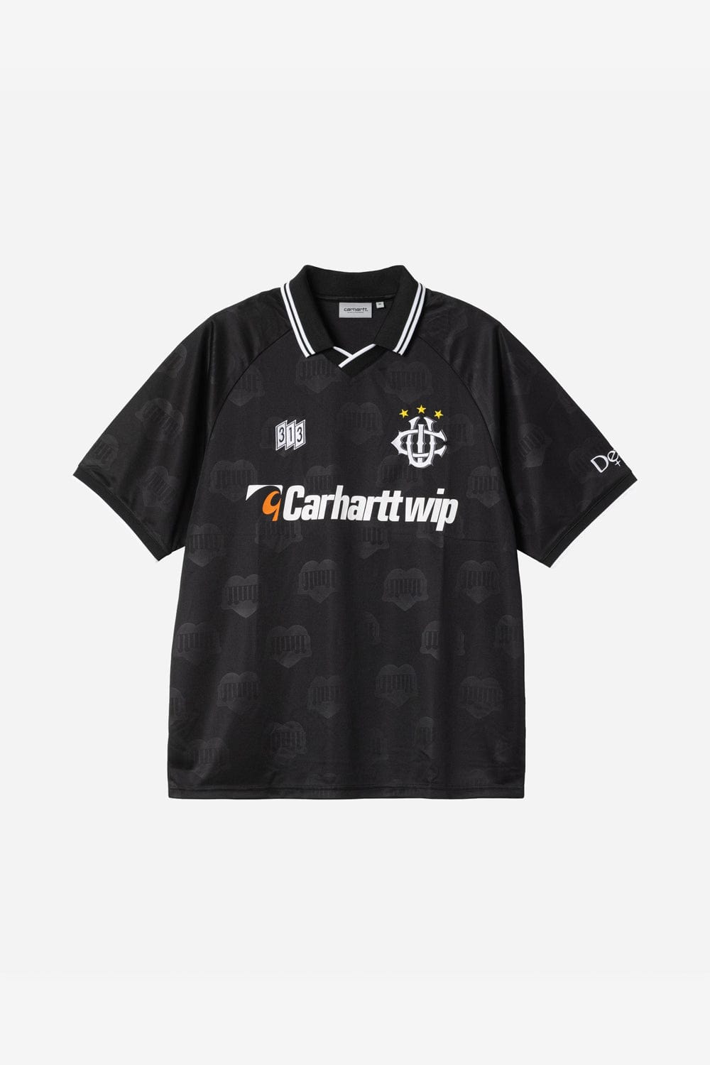 Carhartt WIP Hartt’s Football T-Shirt (Heart Train Jacquard / Black)