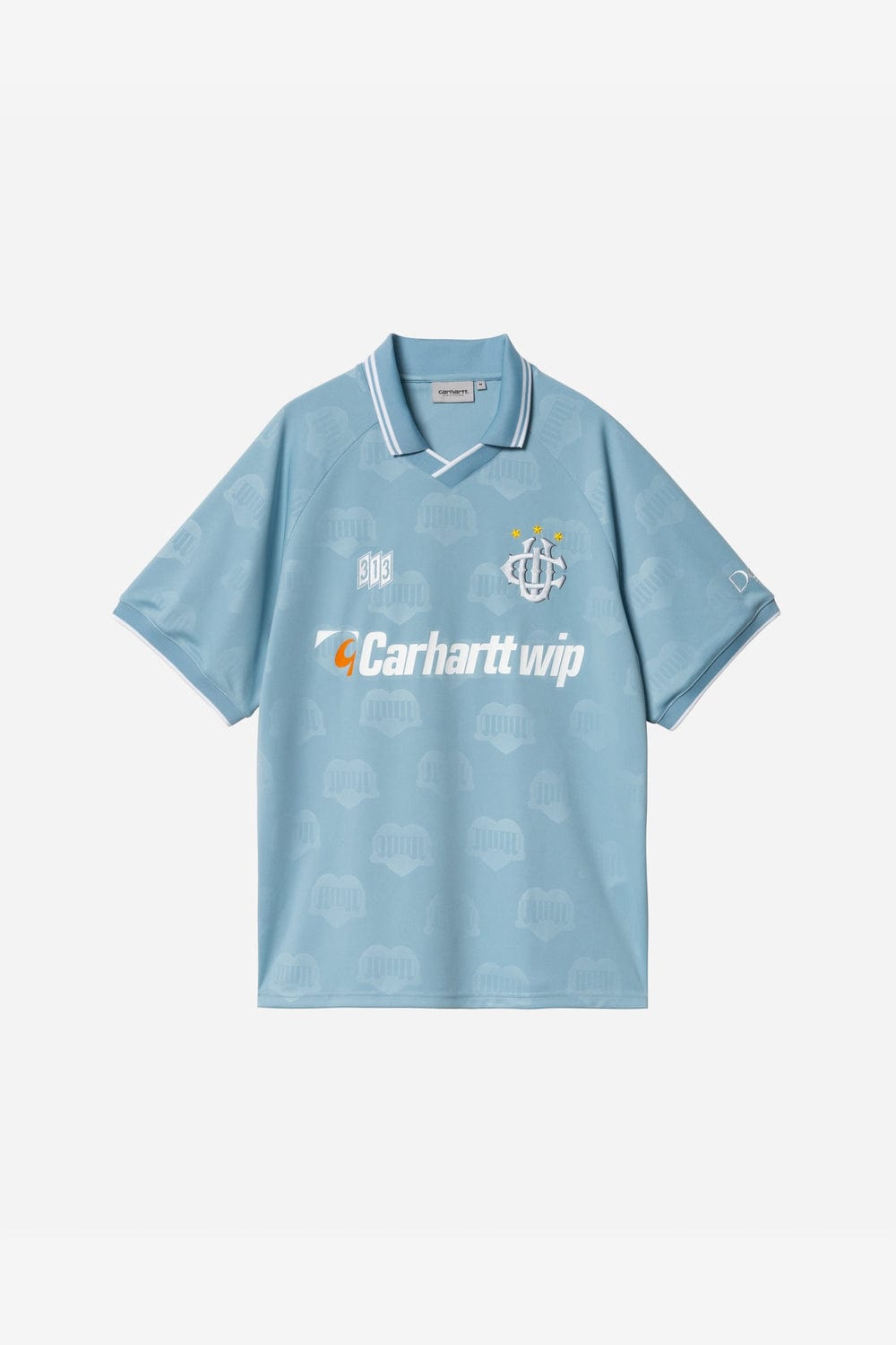 Carhartt WIP Hartt’s Football T-Shirt (Heart Train Jacquard / Bluebird)