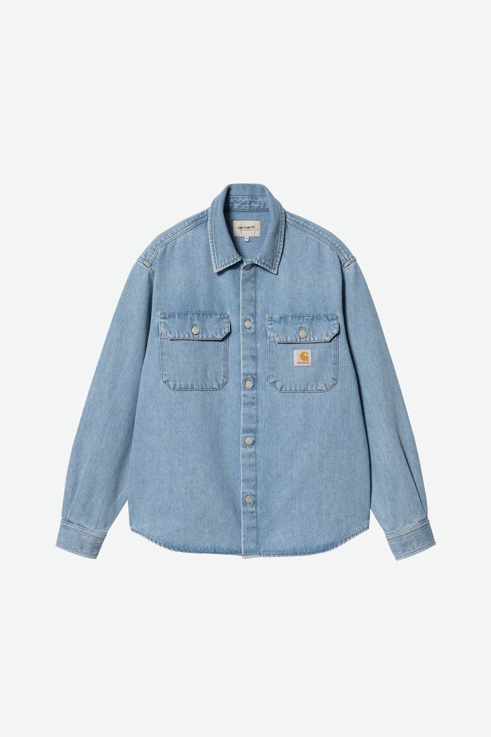 Carhartt WIP Harvey Shirt Jacket (Blue Stone Bleached)