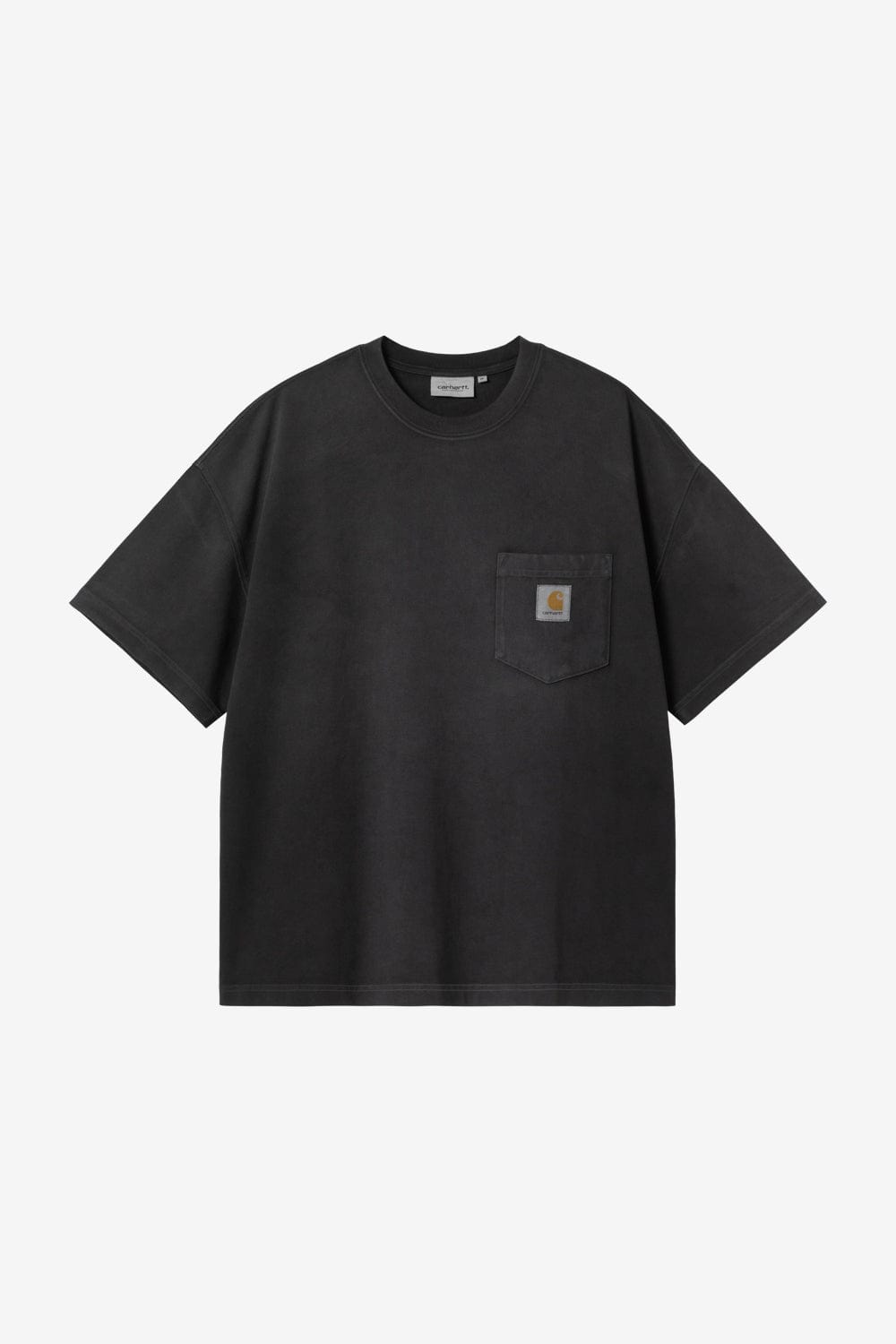Carhartt WIP Hudson Pocket T-Shirt (Black Chalk Wash)