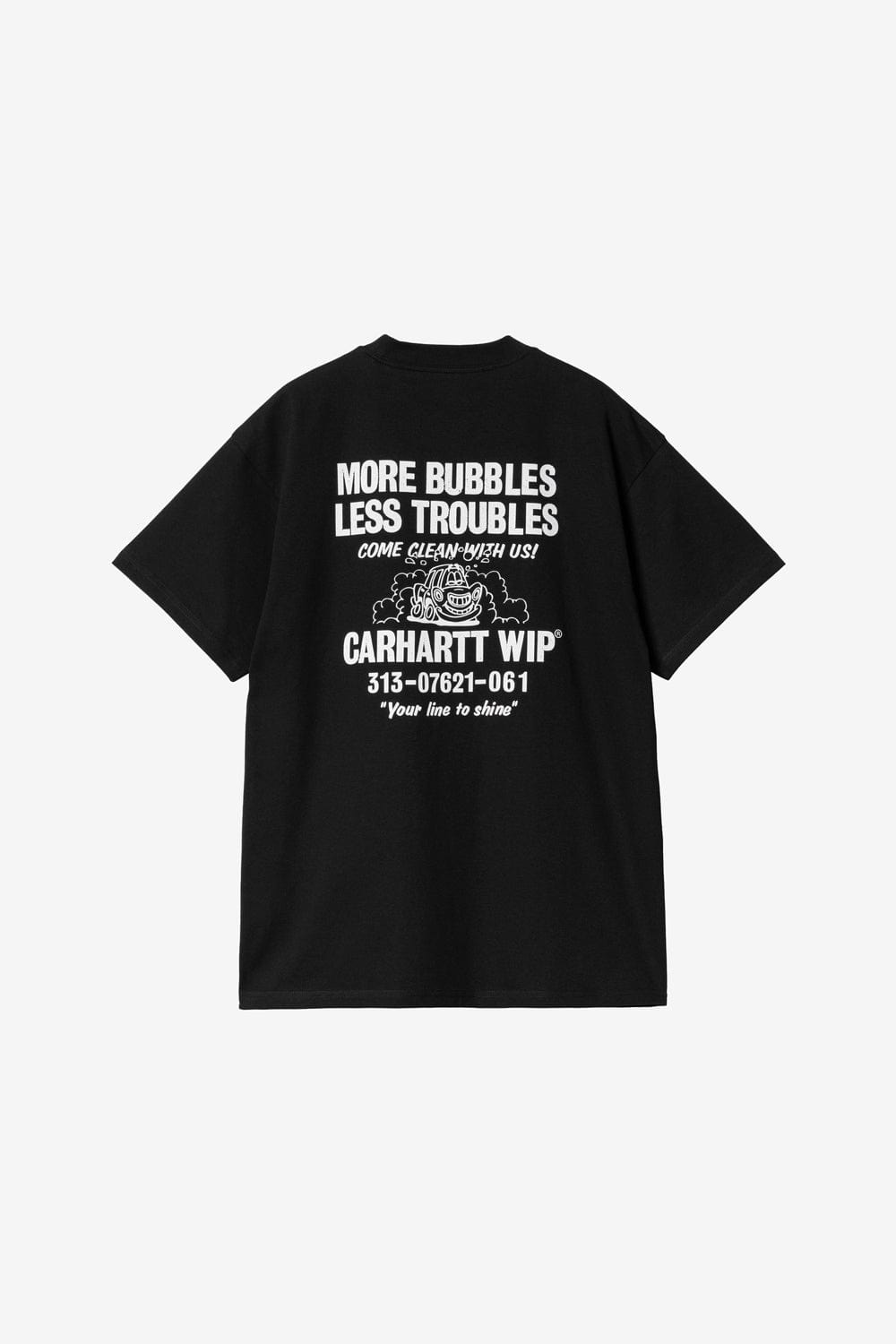 Carhartt WIP Less Troubles Tee (White/Black)
