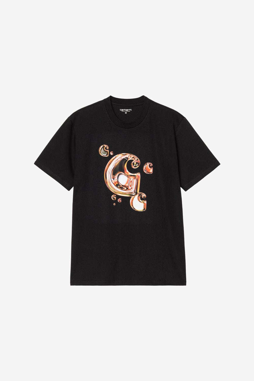 Carhartt WIP Solar Chrome C-Logo T-Shirt (Black)