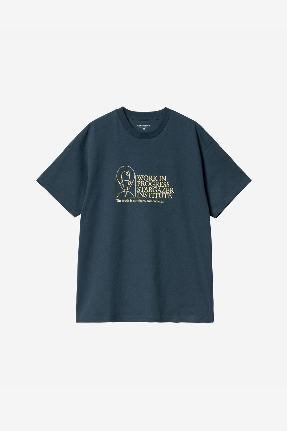 Carhartt WIP Stargazer T-Shirt (Dusky Blue/Yellow)