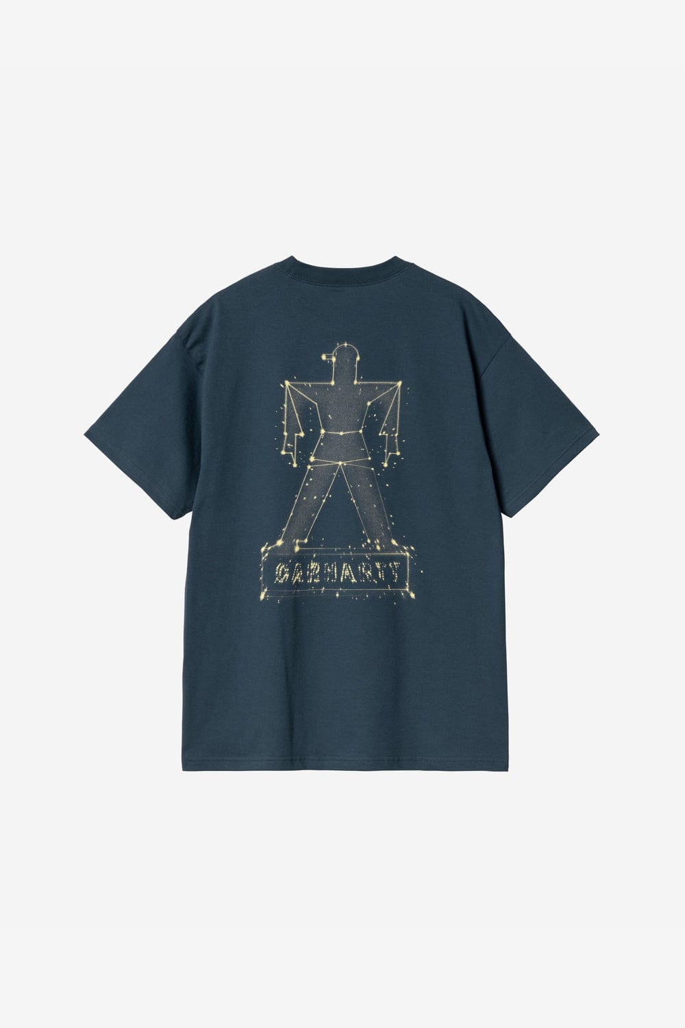 Carhartt WIP Stargazer T-Shirt (Dusky Blue/Yellow)