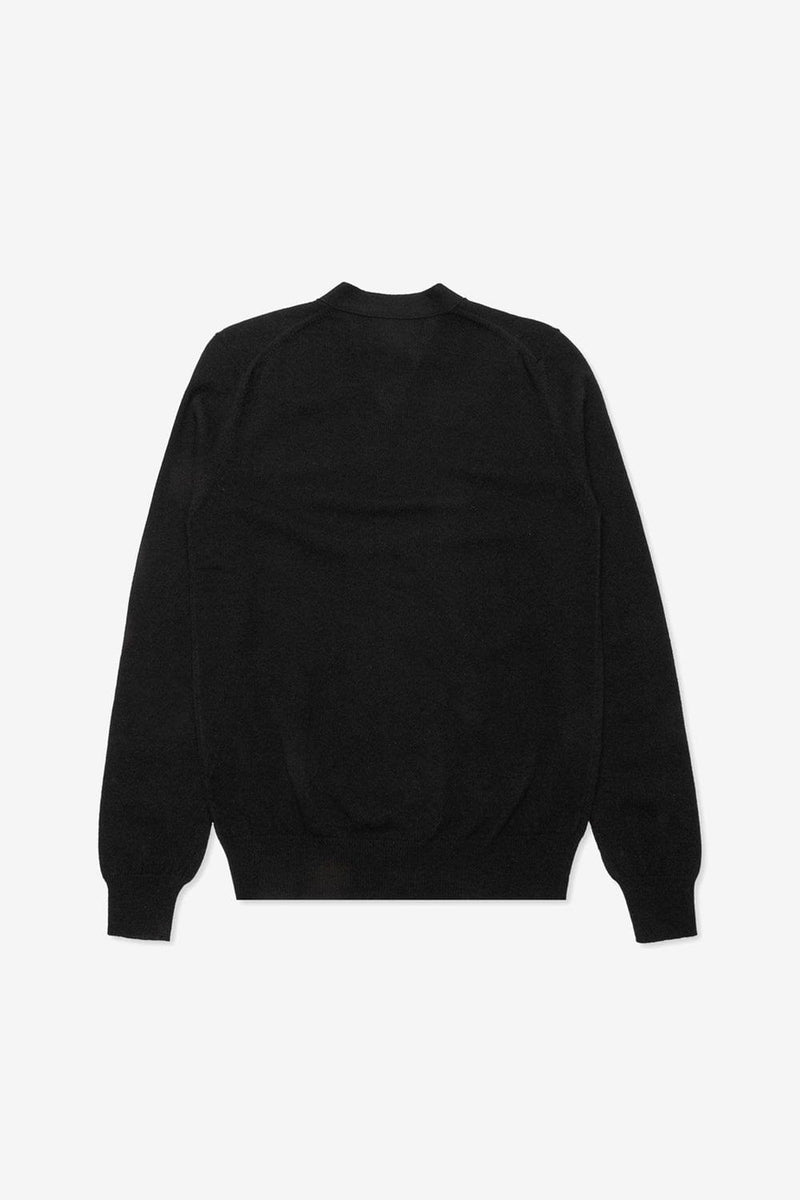 COMME des GARCONS PLAY N008 Heart Cardigan (Black)