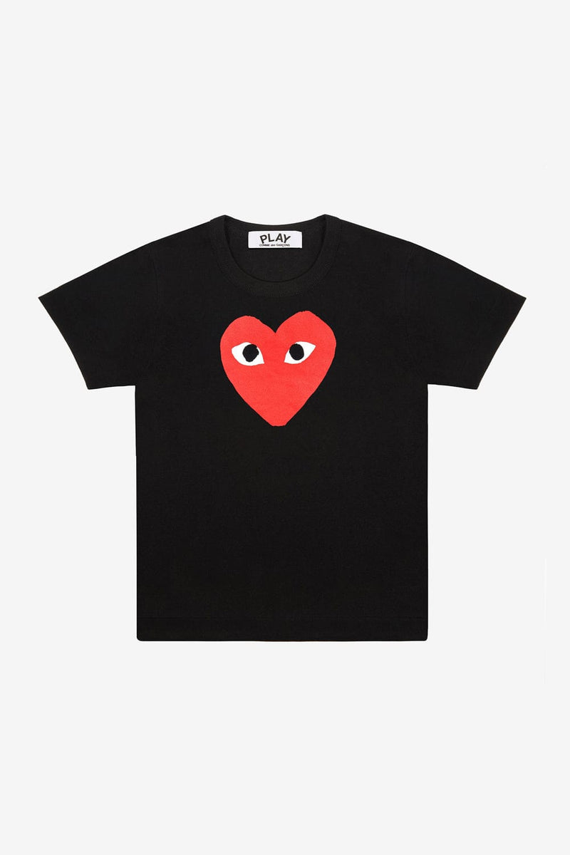 COMME des GARCONS PLAY T112 Large Heart Tee (Black)