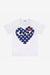 COMME des GARCONS PLAY T234 Polka Dot Big Heart Tee (White)