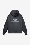 Commonwealth Dealer Raglan Hoodie (Washed Black)