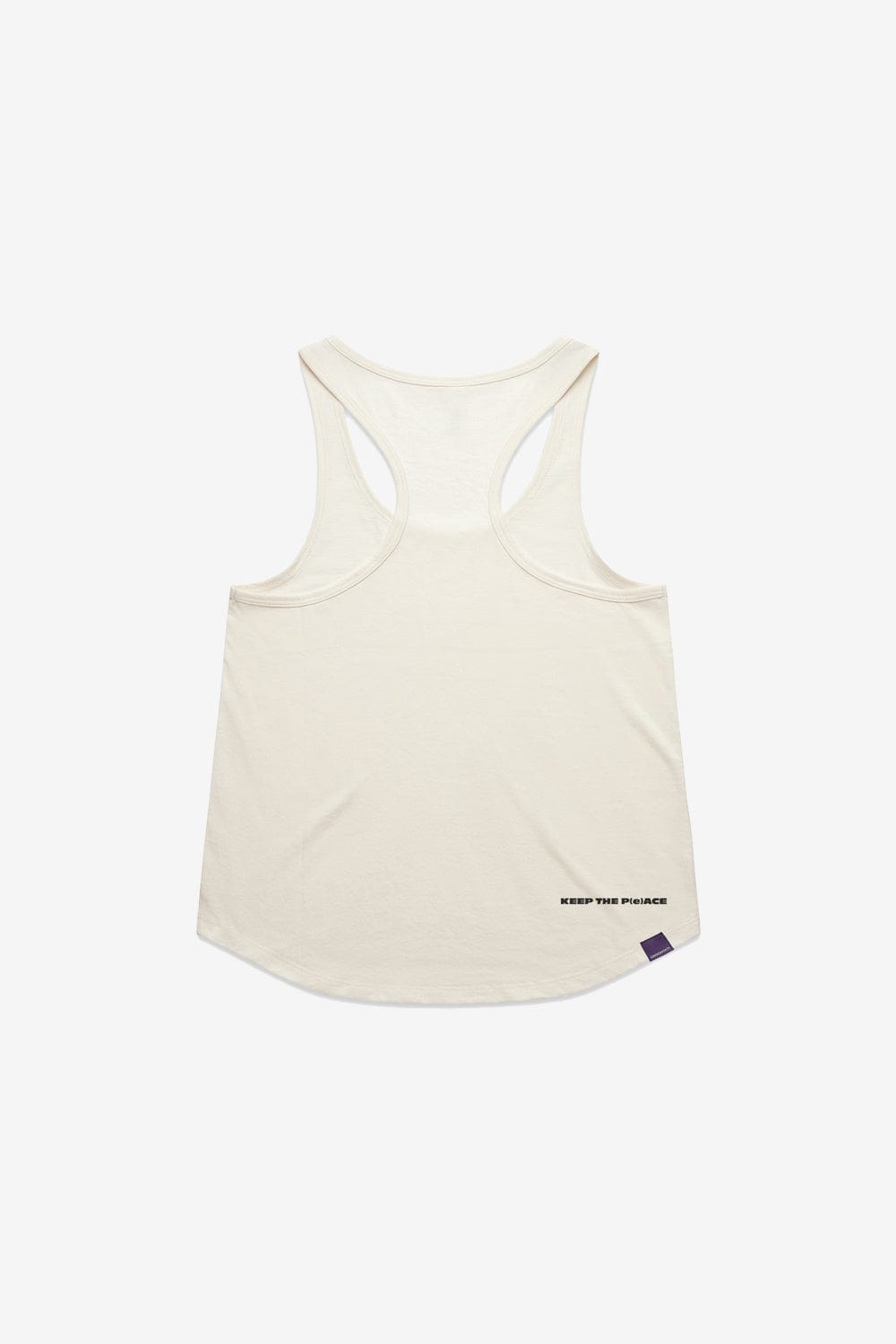 Commonwealth Run Day Racer Back Tank (Cream)