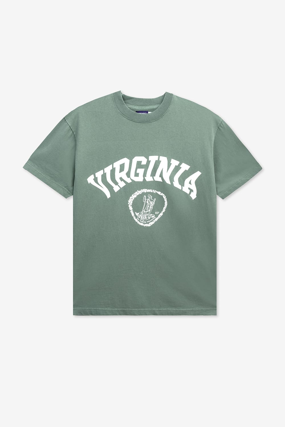 Commonwealth Wavy VA Tee (Vintage Green)