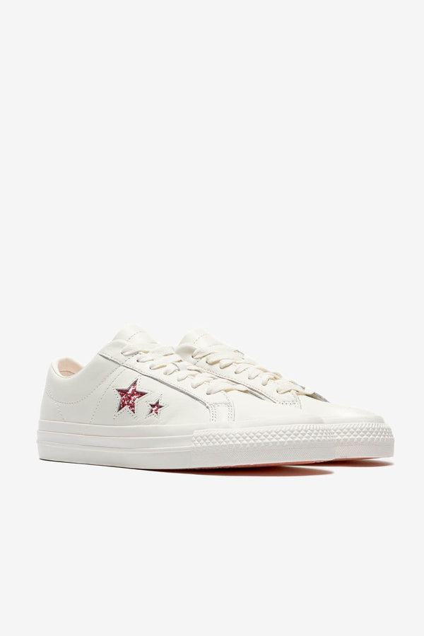 Converse One Star Pro Ox Turnstile (White/Pink/White) Commonwealth
